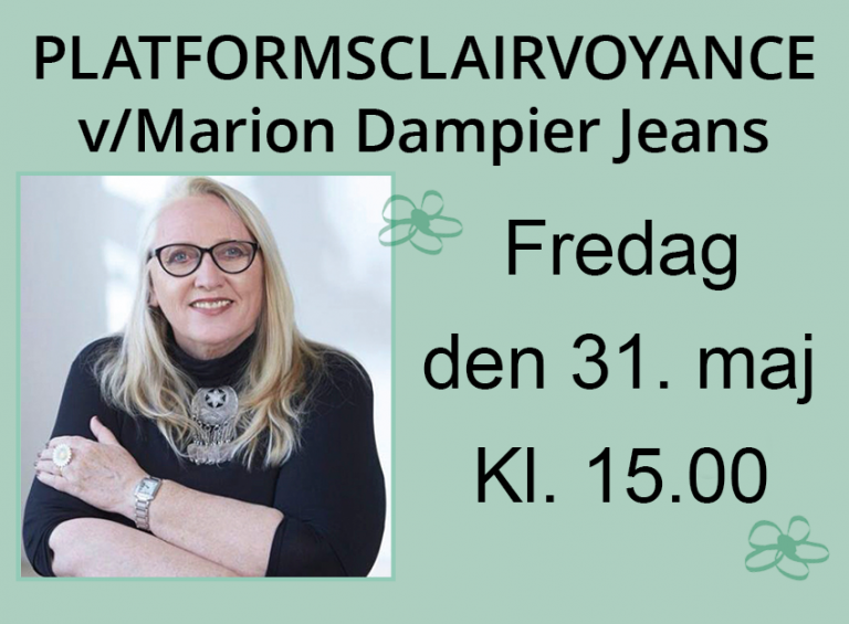 31. maj + 1. juni: Platforms-clairvoyance med Marion Dampier-Jeans